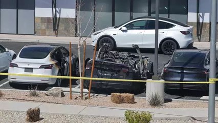 ABD'de, Tesla servis merkezindeki araçlar ateşe verildi