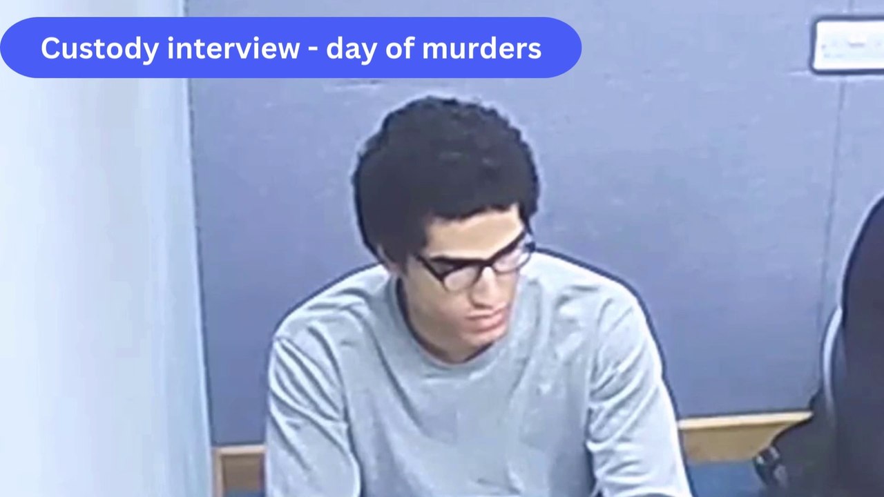 This is the moment triple murderer Nicholas Prosper was arrested after shooting dead his mother and two siblings