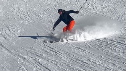 Skiing adventure goes from smooth to rough as a sudden crash steals the spotlight