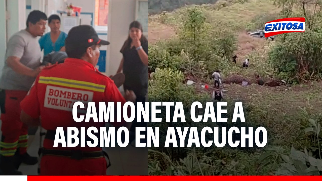 🔴🔵Accidente en Ayacucho: Camioneta cae a abismo de más de 100 metros y deja 1 fallecida y 6 heridos
