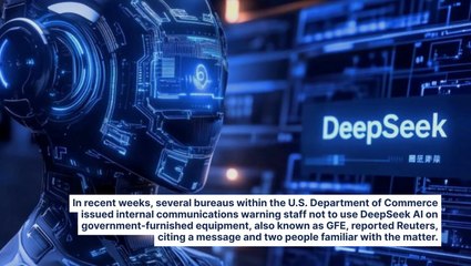 China's DeepSeek Sparks National Security Alarm: 'Do Not Download, View, Access Any Applications...'