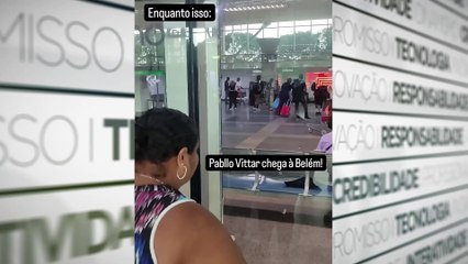 b'Pablo vitar chega a Bela9m'