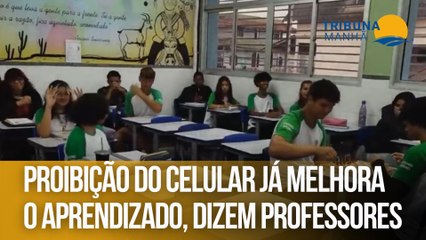Proibição do celular já melhora o aprendizado, dizem professores