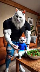 Dad_Cat_Makes_🥗…_Kitten_Orders_🍭🍬🍫_GALORE!_Room_Explodes_with_Candy!_😱😂#cattales_#catfunny(720p)