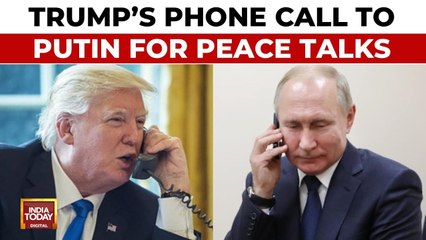 Donald Trump dials Vladimir Putin, discusses Ukraine ceasefire
