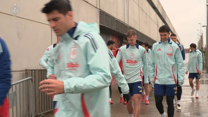 Entrenamiento Selección Española