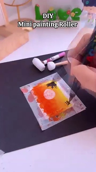 DIY Mini Painting Roller 😍✨
