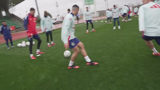 ‘Calentón’ de Nico Williams con Lamine Yamal en el entreno: “¿Estás loco tú o qué?”