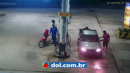 b'Tentativa de assalto a posto em Castanhal'
