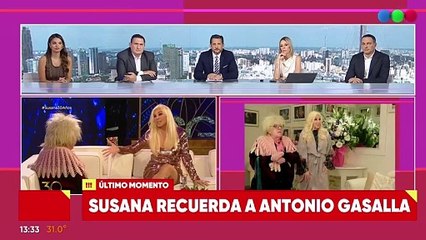 Susana Giménez y su emoción al recordar a Antonio Gasalla: "Lo voy a querer toda mi vida"