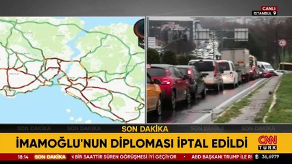 İstanbul'da trafik yoğunluğu yüzde 90'a ulaştı