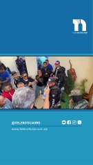 Policias agreden maestros