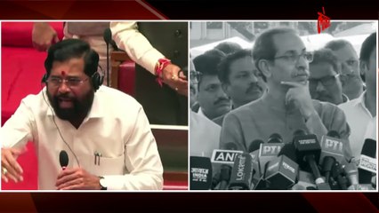 एकनाथ शिंदेंनी मागचं काढलं, ठाकरेंनी एका वाक्यात विषय संपवला...