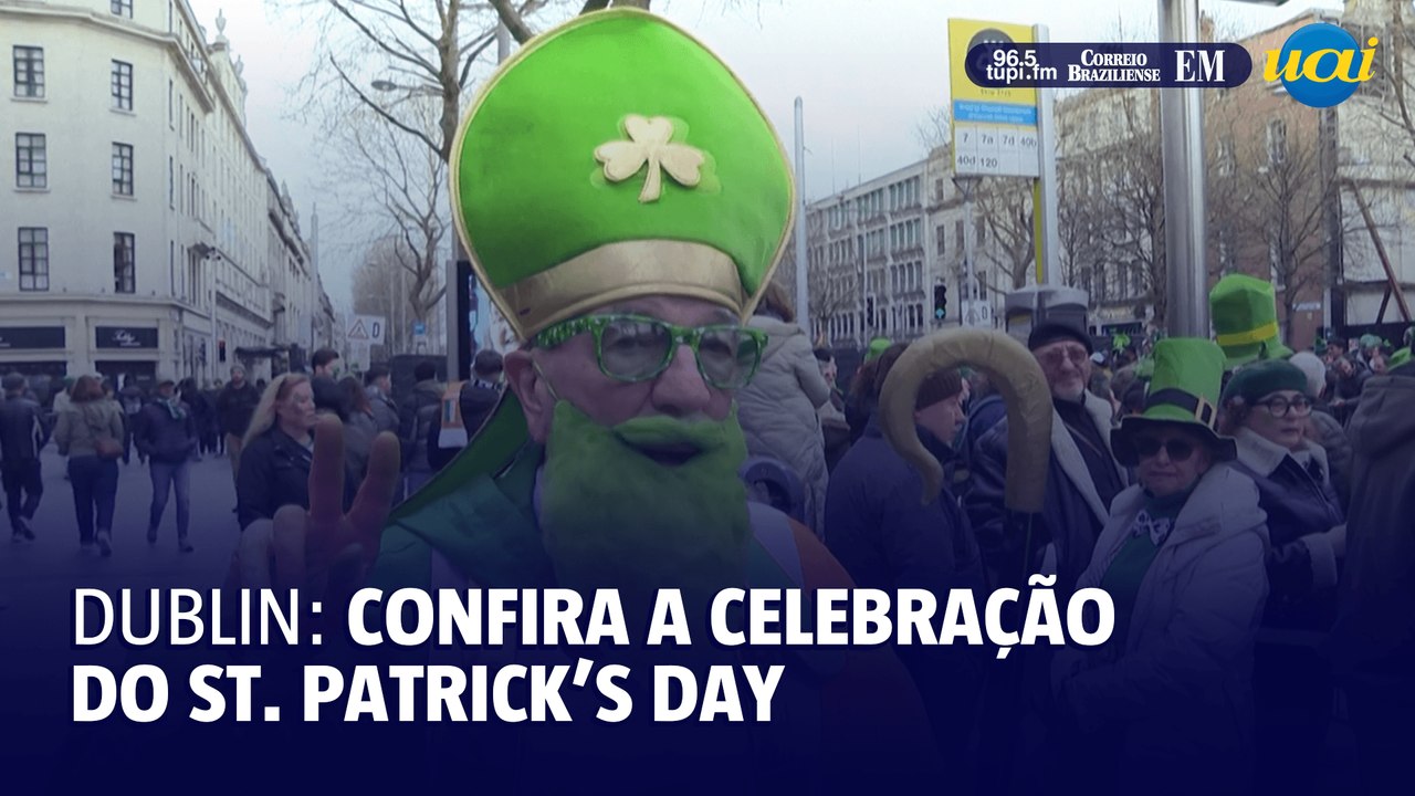 Dublin se pinta de verde para celebrar o ‘St. Patrick's Day’