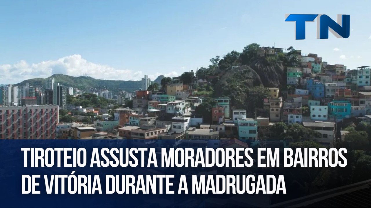 Tiroteio assusta moradores em bairros de Vitória durante a madrugada