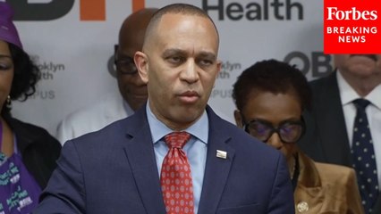 'Why Isn't He Here Now?': Hakeem Jeffries Asked Why Chuck Schumer Didn't Show Up To Press Briefing