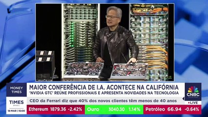 CEO da Nvidia revela o futuro da computação e IA em conferência; Felipe Machado comenta
