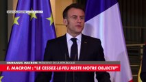 Emmanuel Macron rappelle l'objectif de l'aide européenne envers l'Ukraine