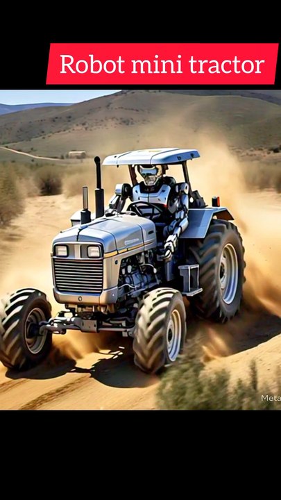 dekhen 2025 k new robot mini tractor 😲