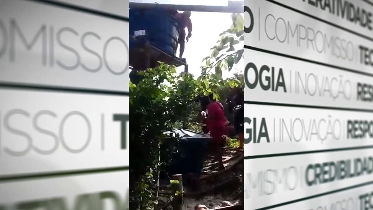b"Homem a9 resgatado em caixa d'a1gua apb3s matar em Algodoal"