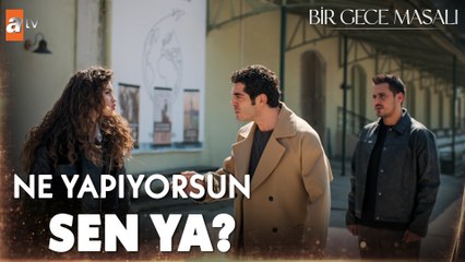 Mahir, Canfeza'yı Ozan'ın yanında görünce deliye döndü - Bir Gece Masalı 26. Bölüm