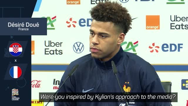 Doue flattered by Neymar and Mbappe comparisons