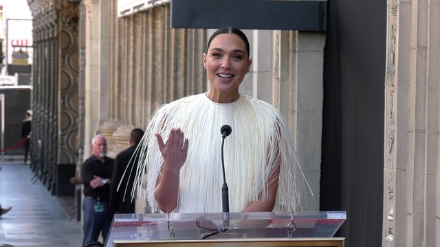 Gal Gadot's speech at her Hollywood Walk of Fame star unveiling ceremony