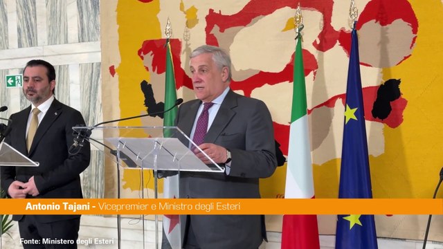 Siria, Tajani Transizione sia pacifica e inclusiva