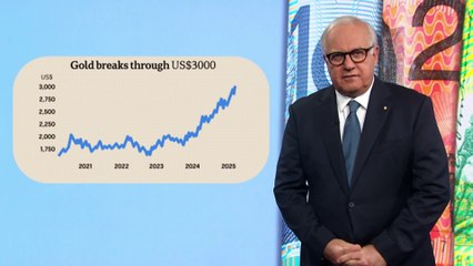 Gold price goes above $3000 US an ounce for the first time