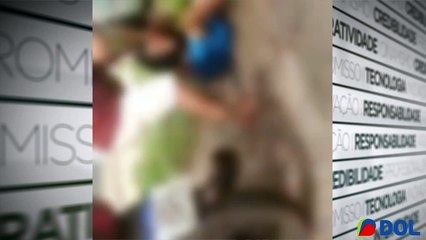 b'homem apanha de populares em Icoaraci'