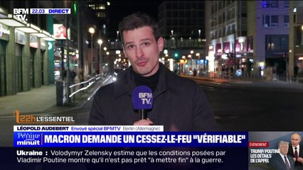 Accord de paix en Ukraine: pour Emmanuel Macron, le cessez-le-feu doit être "mesurable et vérifiable"