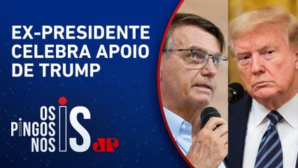 Bolsonaro agradece Donald Trump por abrigar Eduardo nos Estados Unidos