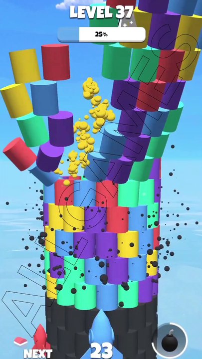 Tower Color LVL 37 Gameplay FUN GAME #shorts #TowerColor #fungames #viralvideo