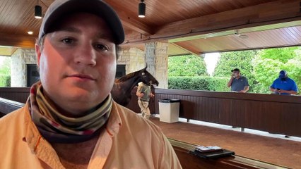 Conrad Bandoroff on Hip 58, the $1.1 million Medaglia d'Oro filly