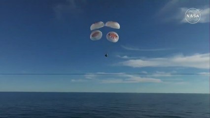 Watch: SpaceX crew splashes down safely after nine months stranded in space