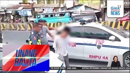 Lalaki, arestado dahil sa pagnanakaw umano ng motorsiklo | Unang Balita