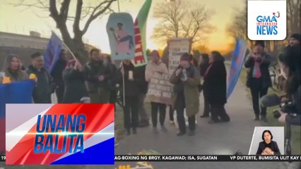 DMW, nagpaalala sa mga Pinoy abroad na sumunod sa lokal na batas kapag nagsasagawa ng mga rally kaugnay sa pagkakakulong kay FPRRD | Unang Balita