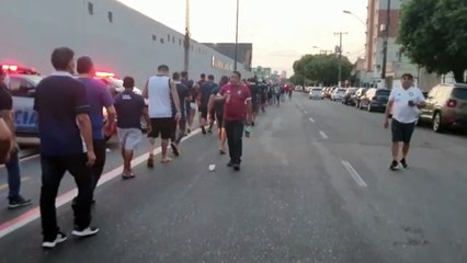 b'Entrada da torcida do Remo no Beno'