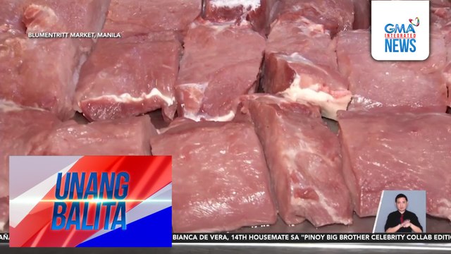 Presyo ng karneng baboy sa Blumentritt Market, pasok sa maximum SRP | Unang Balita