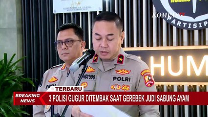 [Full] Kapolri Menaikkan Pangkat Luar Biasa 3 Polisi Gugur saat Gerebek Judi Sabung Ayam di Lampung