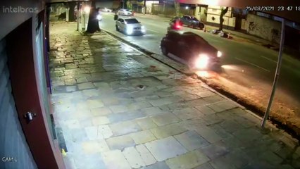 b'Video exclusivo da Intelbras do acidente'