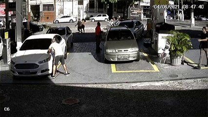 b'assalto em posto na alcindo cacela'
