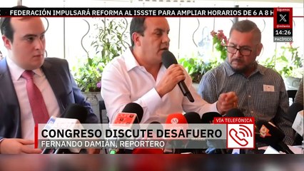 Cuauhtémoc Blanco podría enfrentar un proceso de desafuero; así lo discute la Sección Instructora