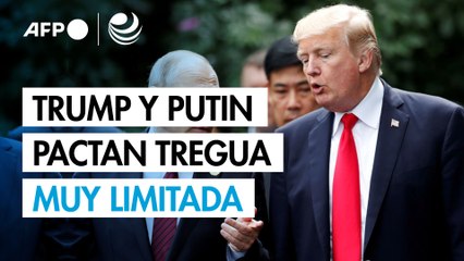 Trump y Putin pactan una tregua muy limitada, sin alto el fuego total
