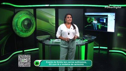 Evento da Nvidia tem carros autônomos, 6G com IA e modelos de raciocínio