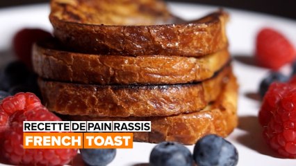 Recette de pain rassis : le French toast