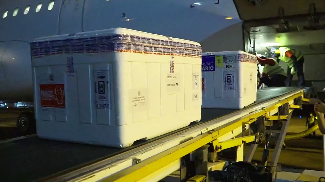 b'Para1 recebe mais de 115 mil doses de vacinas contra Covid-19'