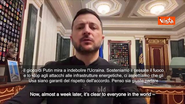 Zelensky su telefonata Trump-Putin: Russia non vuole fine guerra