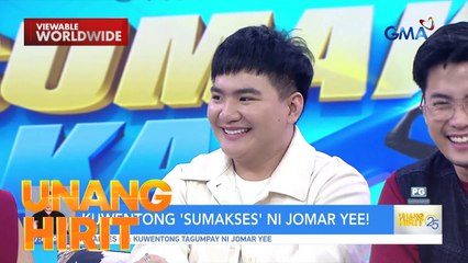 Jomar Yee, ibinenta ang mga co-star niya sa Mga Batang Riles | Unang Hirit