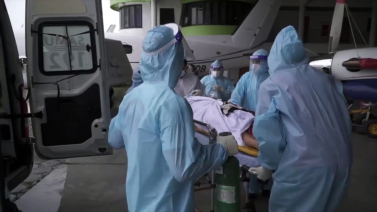 b'Chegada pacientes do amazonas'